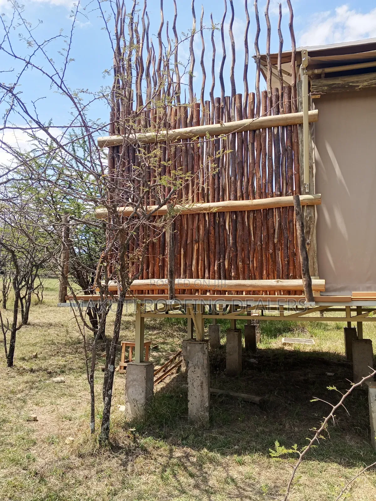 Outdoor Sisal Poles Shower