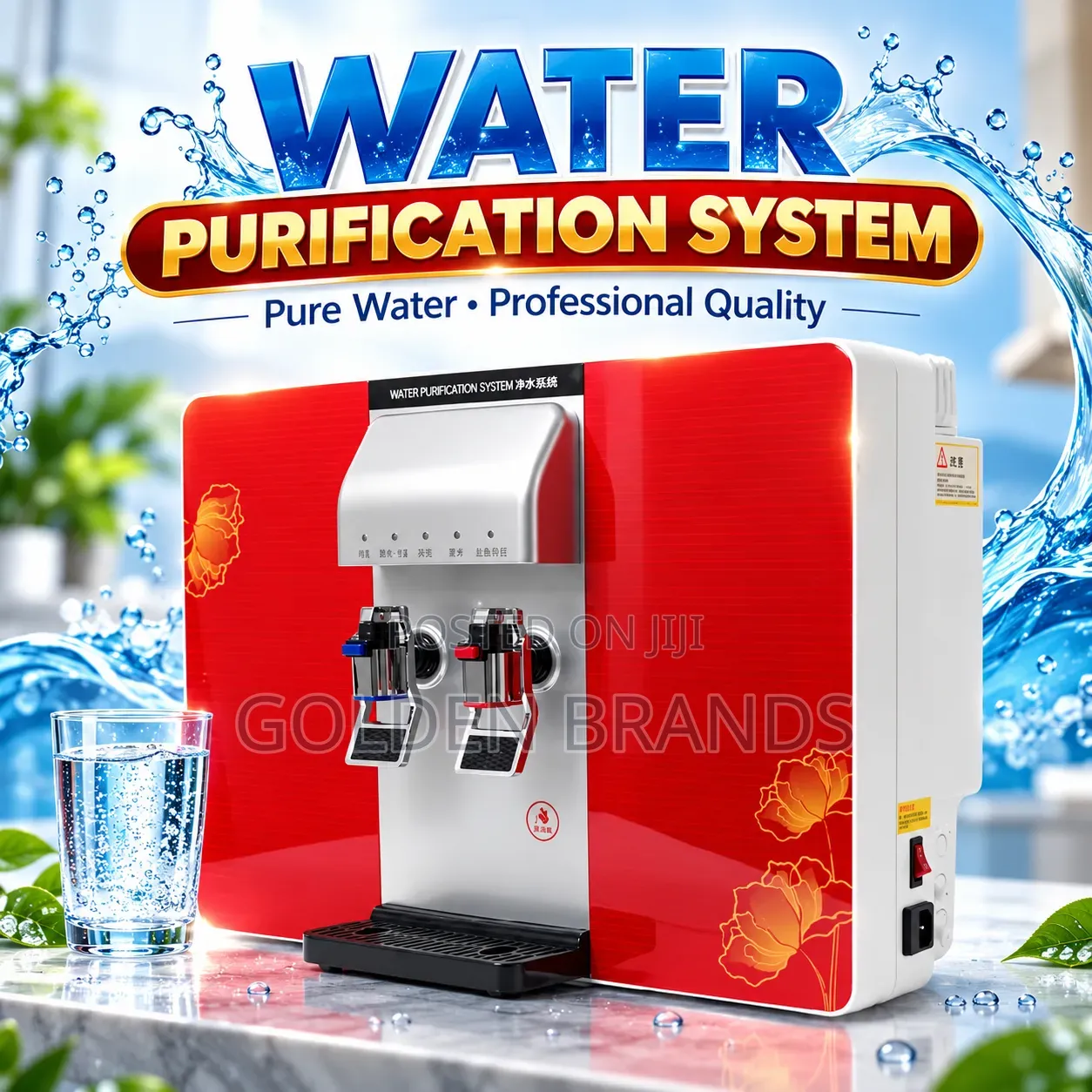 Desktop Hot Cold Reverse Osmosis Water Purifier Dispenser