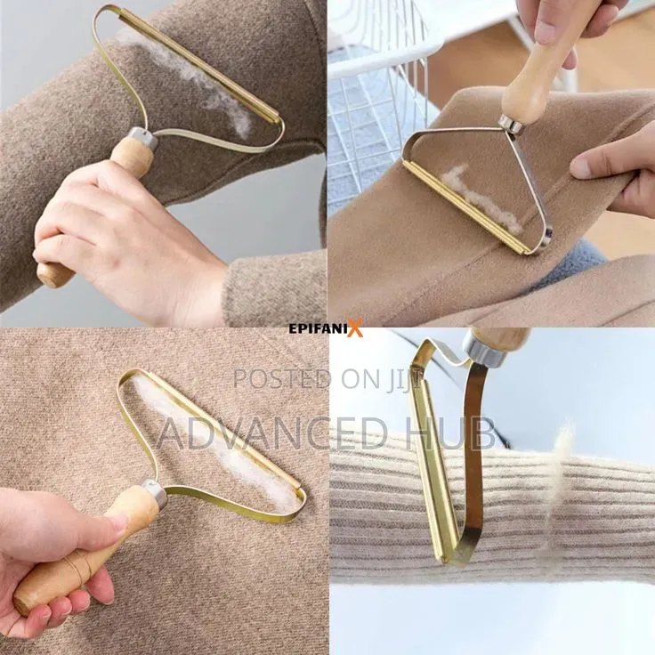 Wooden Handle Fabric and Clothes Lint Remover