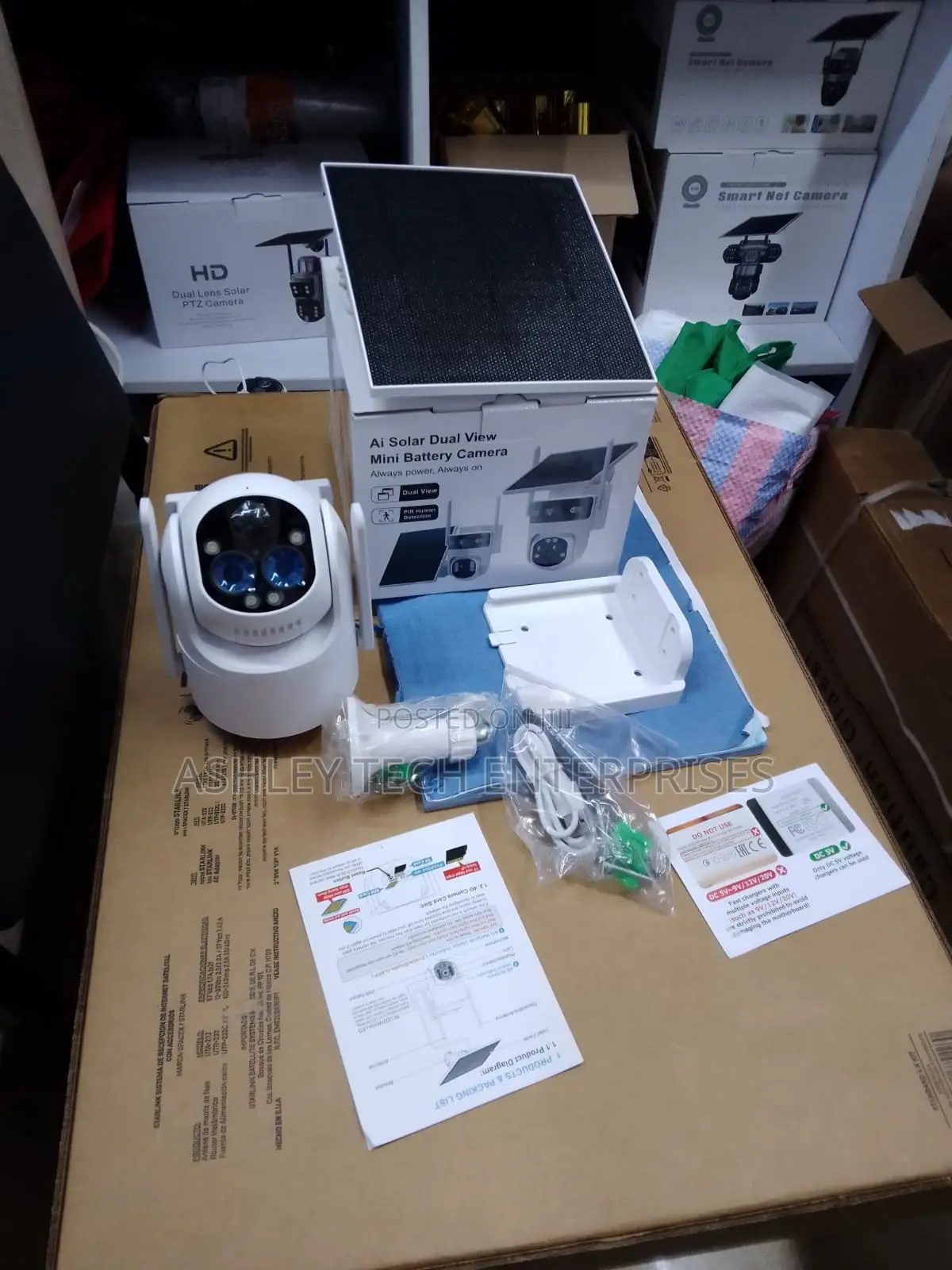 VisionPro Ubox 6MP Solar 4G Security Camera