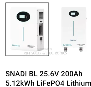 Snadi 25.6v - 200Ah - 5.12kwh Lifepo4 Lithium Battery 6000 Cycle