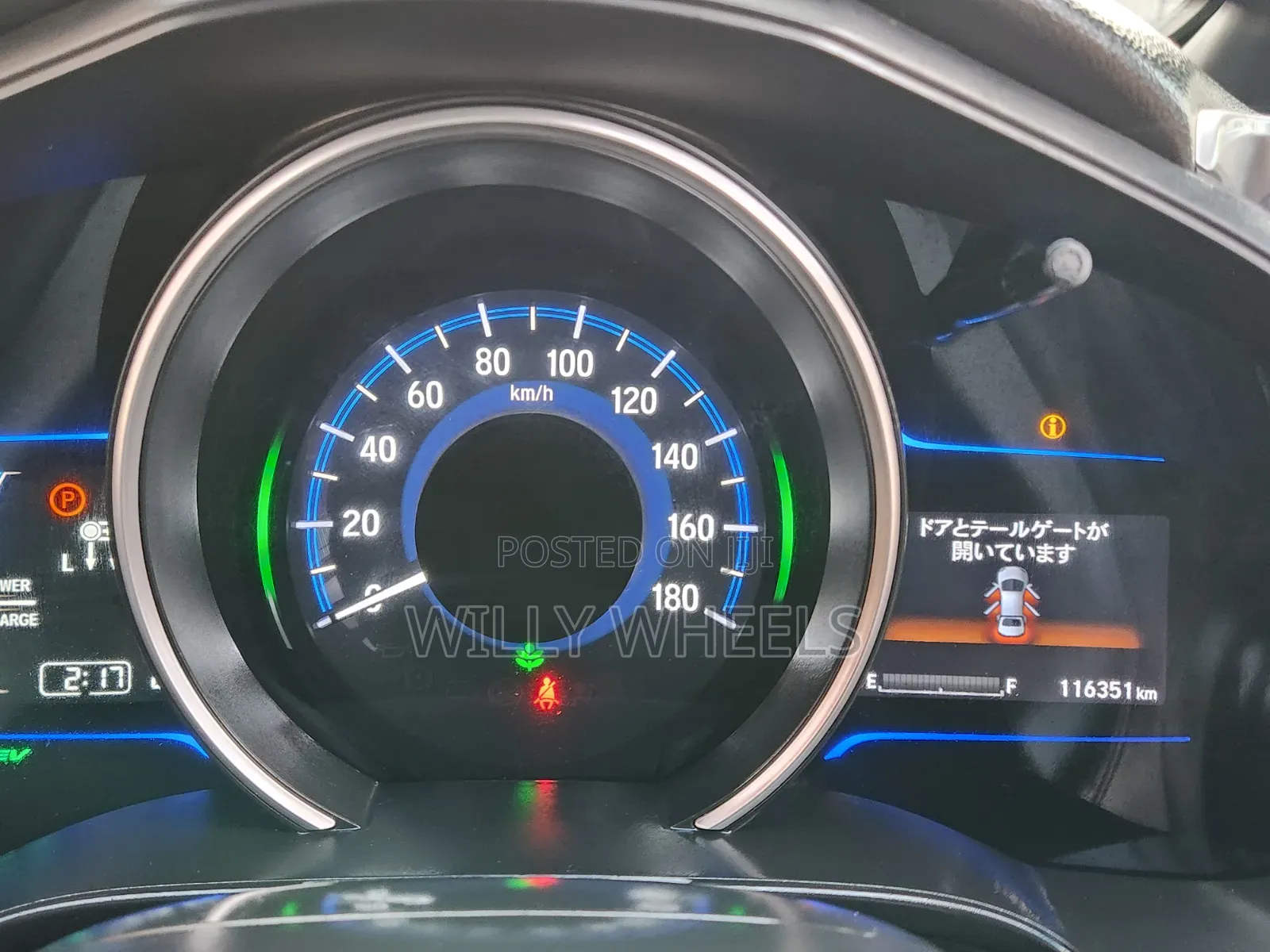 Honda Fit EX 2017 Blue