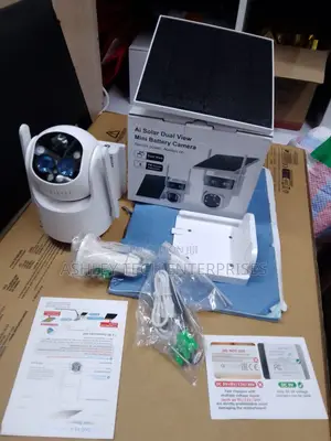MaxProtect Ubox 6MP 4G Solar AI PTZ Camera
