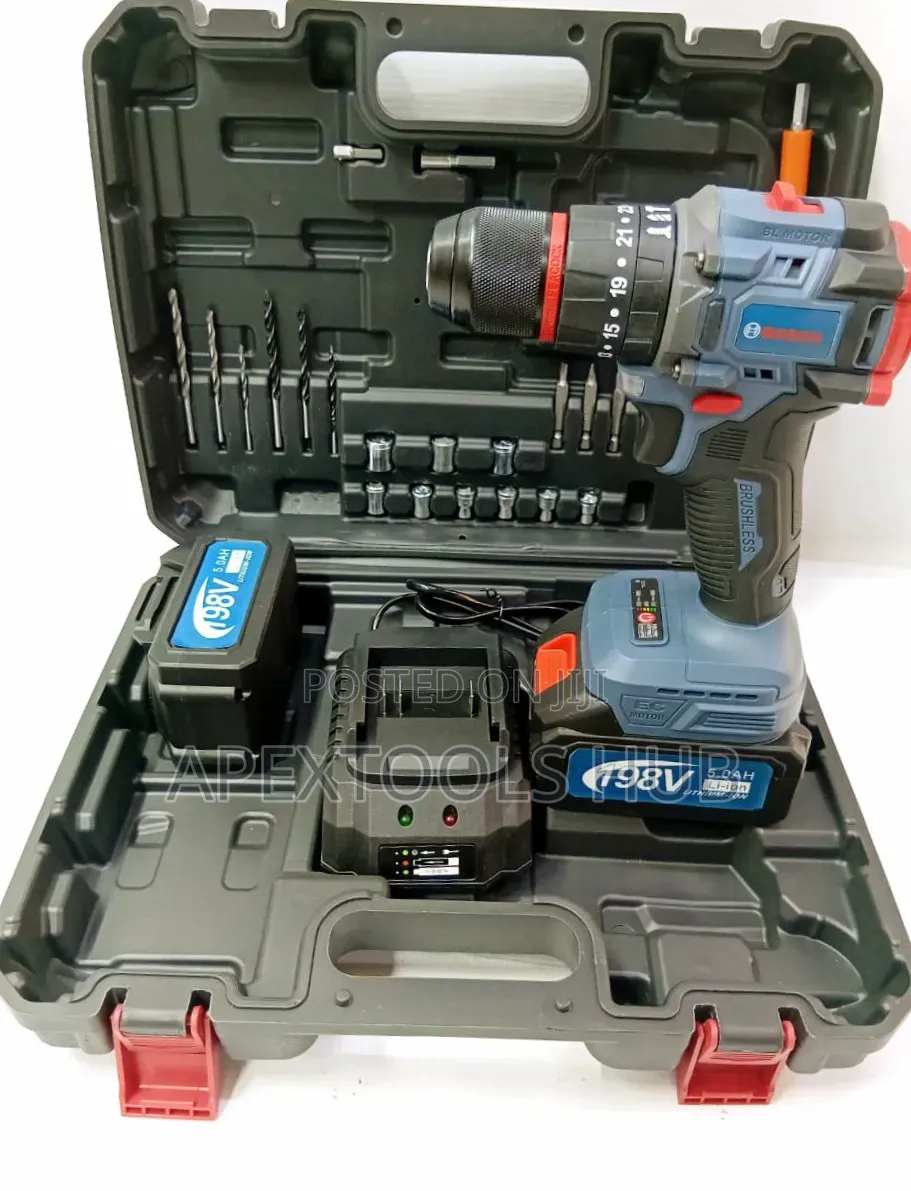 Bosch 198V Li-Ion Brushless Cordless Drill Kit