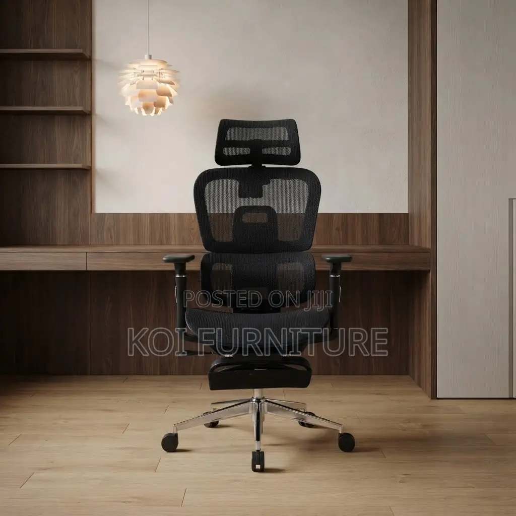 Office Chairs; Executive New Style Orthopedic Seat With Footrest