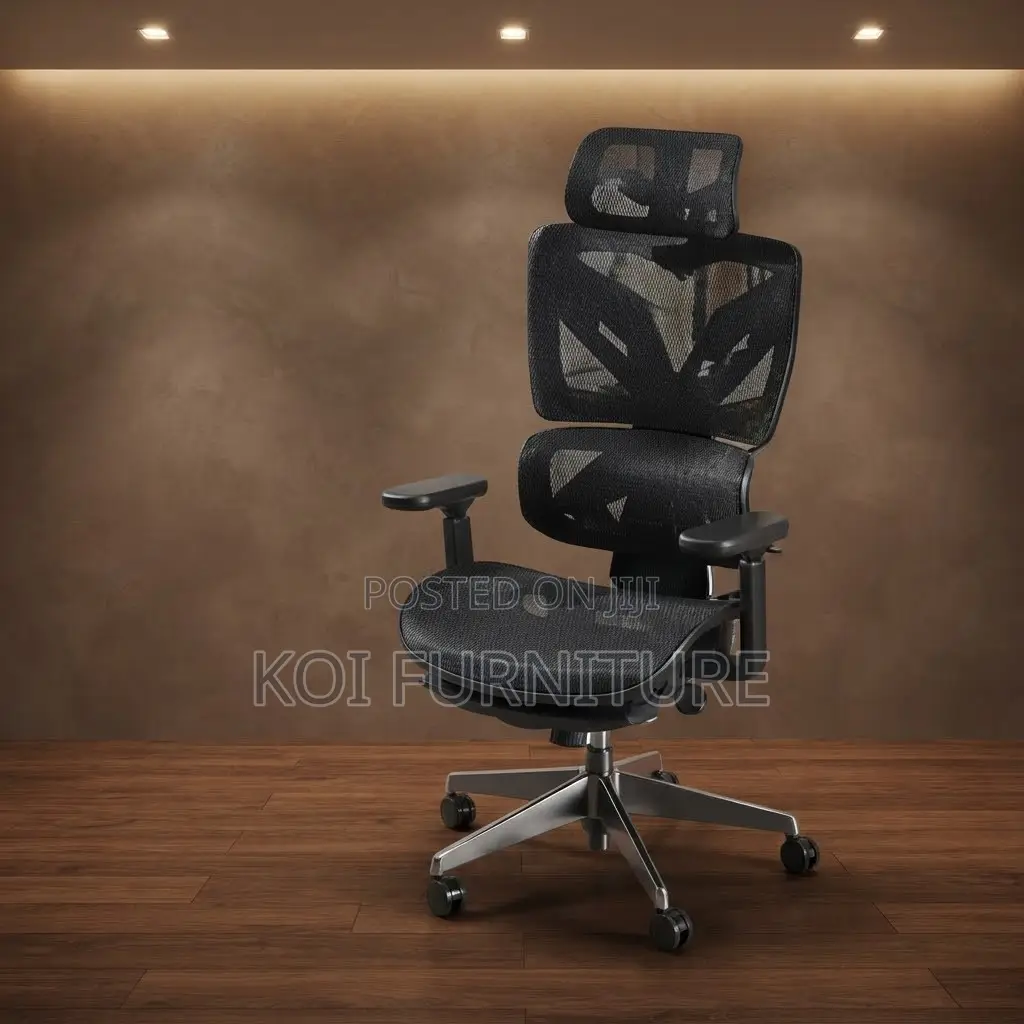 Office Chairs; Executive New Style Orthopedic Seat With Footrest