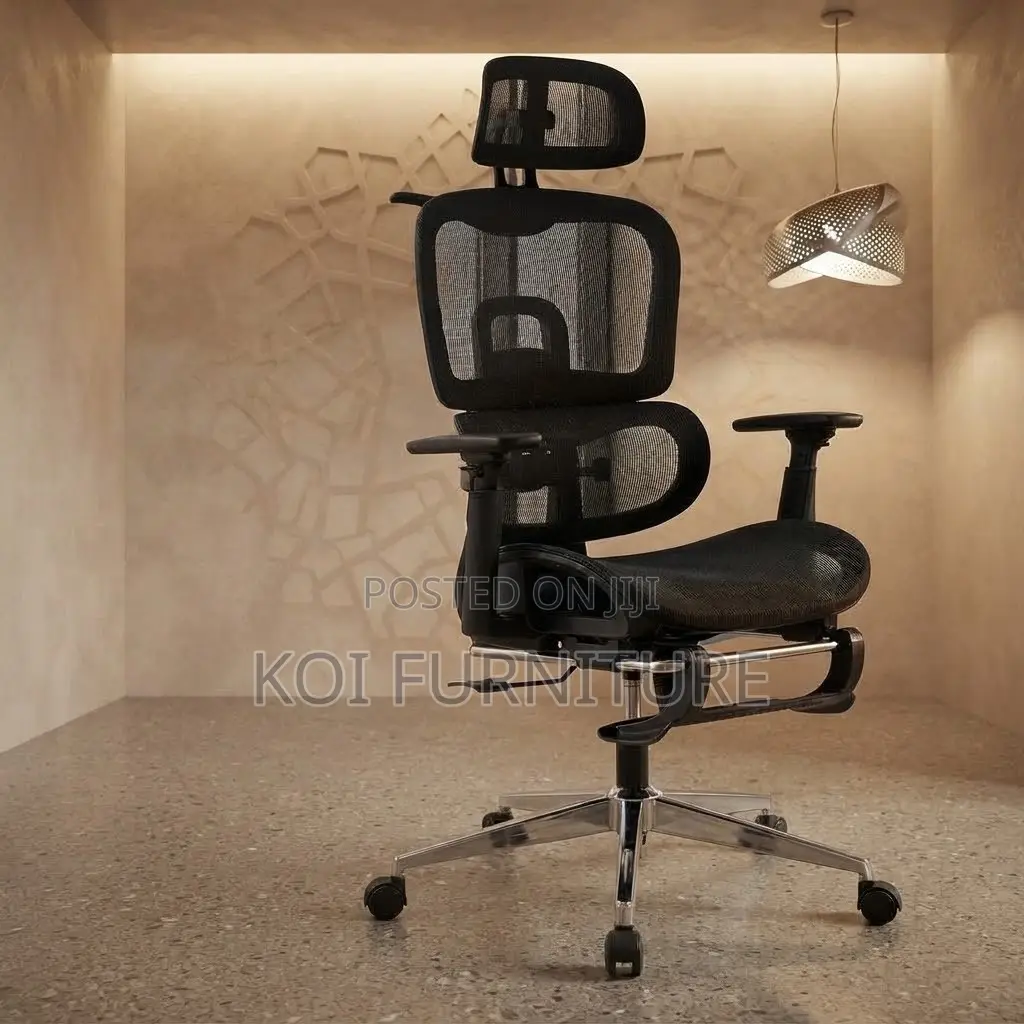 Office Chairs; Executive New Style Orthopedic Seat With Footrest