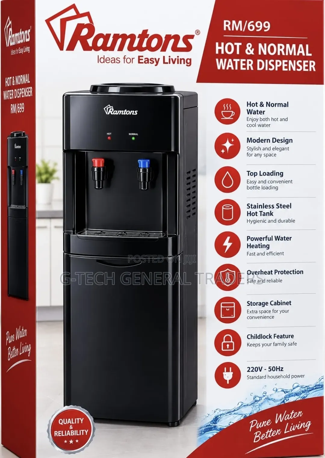 Ramtons RM/699 Hot and Normal Water Dispenser