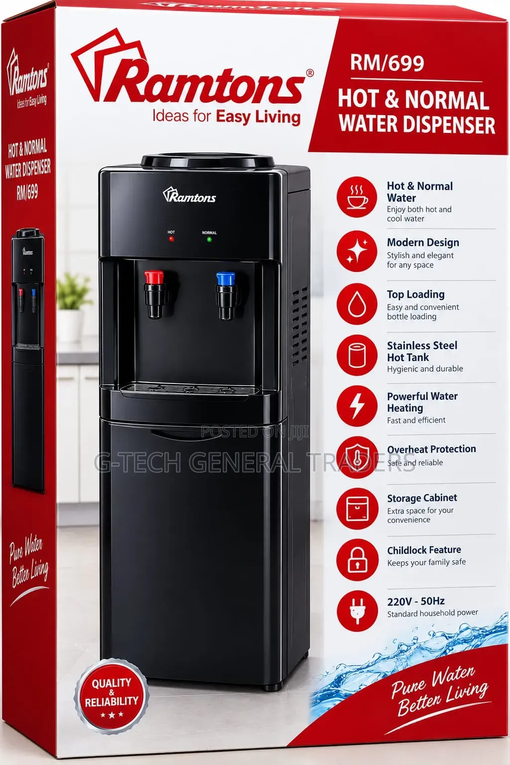 Ramtons RM/699 Hot and Normal Water Dispenser