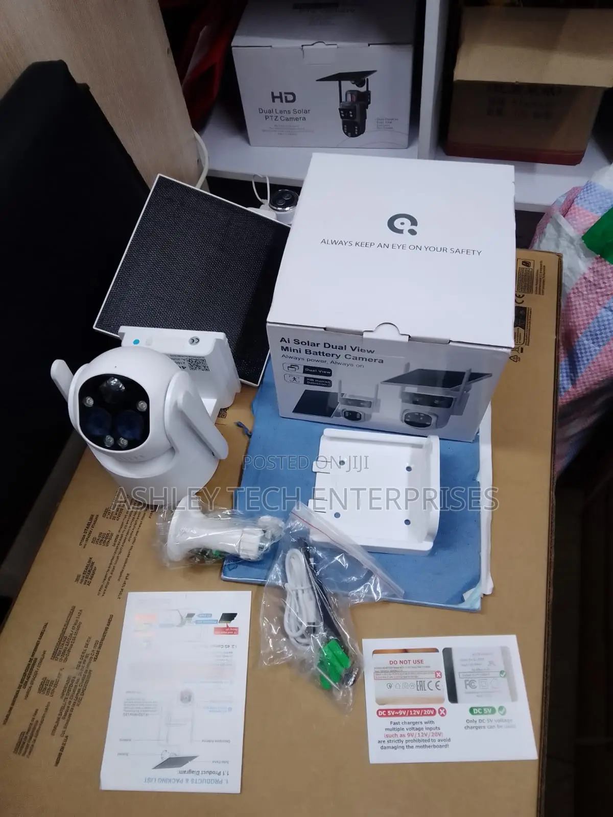 TechPro Ubox 6MP Single Lens AI Solar 4G PTZ Security Camera