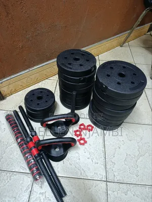 50Kg 6in1 Dumbbell/Kettlebell Set