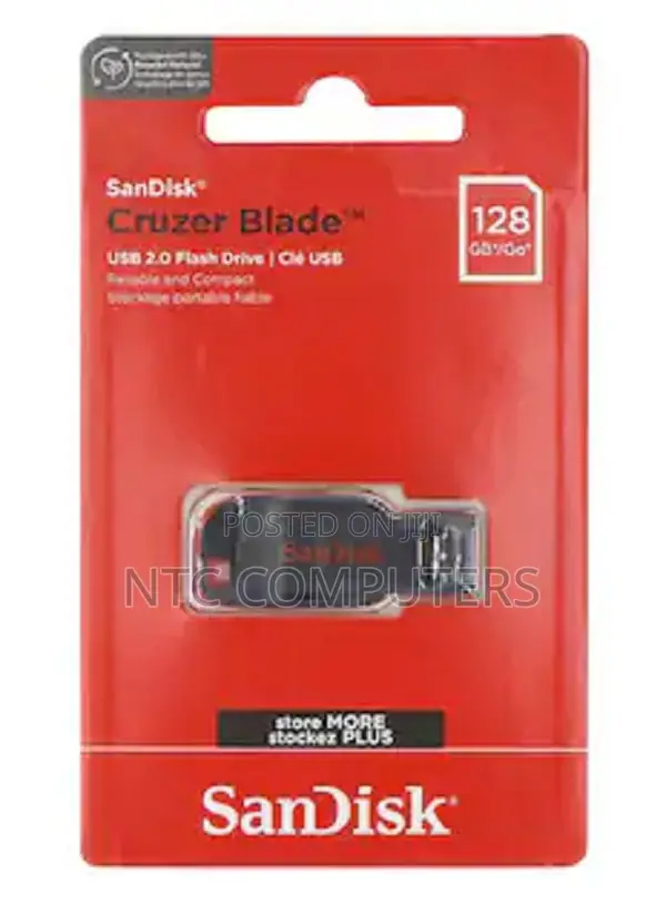 Sandisk Cruzer Blade 128GB USB 2.0 Flash Drive