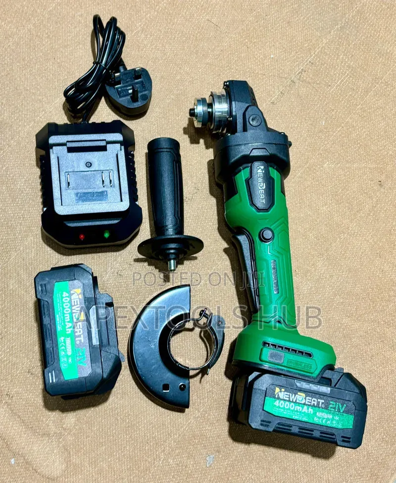 Newbeat 4.5" Cordless Brushless Angle Grinder (21V Kit)