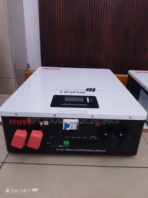 Must 5.12kwh - 51.2v (100Ah) Lithium Ion Solar Battery 6000 Cycle