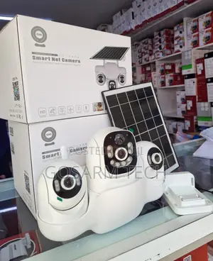 VTS31 4G SIM Card 3-Rotating Triple Lens Solar Powered Camera
