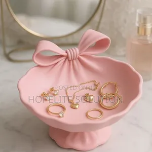 Pink Bow Jewellery /Ornament Holder
