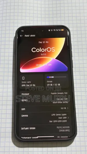 New Oppo Find X9 Pro 512 GB Red