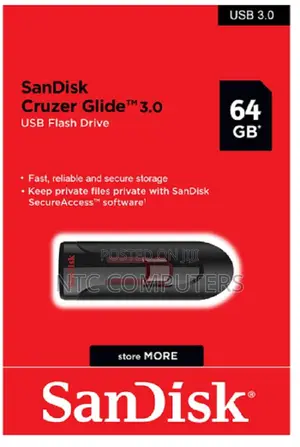Sandisk Cruzer Glide 64GB 3.0 USB Flash Drive