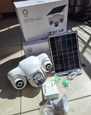 Solar Security Camera 6MP Triple Lens WiFi Surveillance System