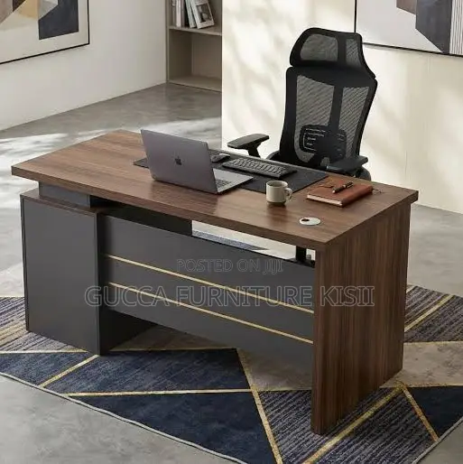 Rectangular 1.2m Advanced Solid Wood Desk