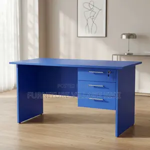 1.4M Blue Clerical Office Desk