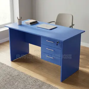 1.4M Blue Clerical Office Desk
