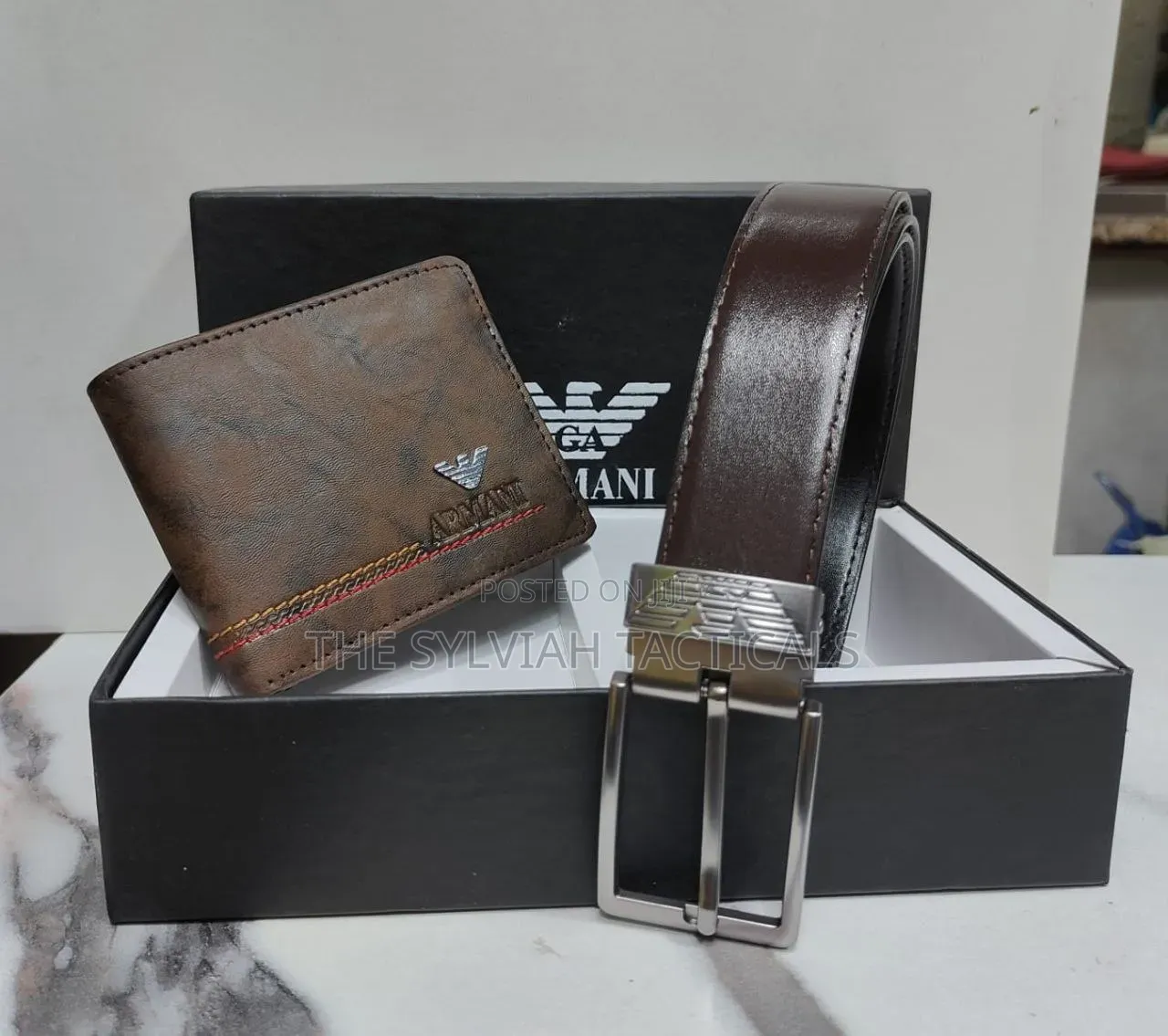 Armani Belt Wallet Sets