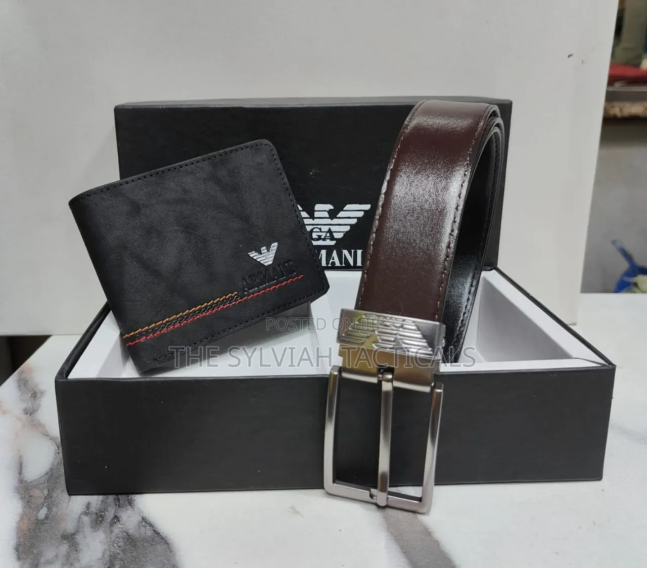 Armani Belt Wallet Sets