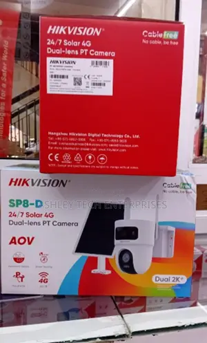 Smart Hikvision Dual Lens 8MP 4G Solar Camera