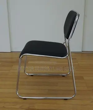 Aesthetical Low Back Chrome Office Chair