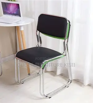 Aesthetical Low Back Chrome Office Chair