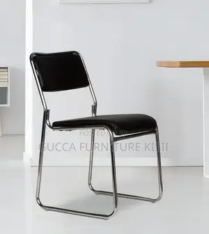 Aesthetical Low Back Chrome Office Chair