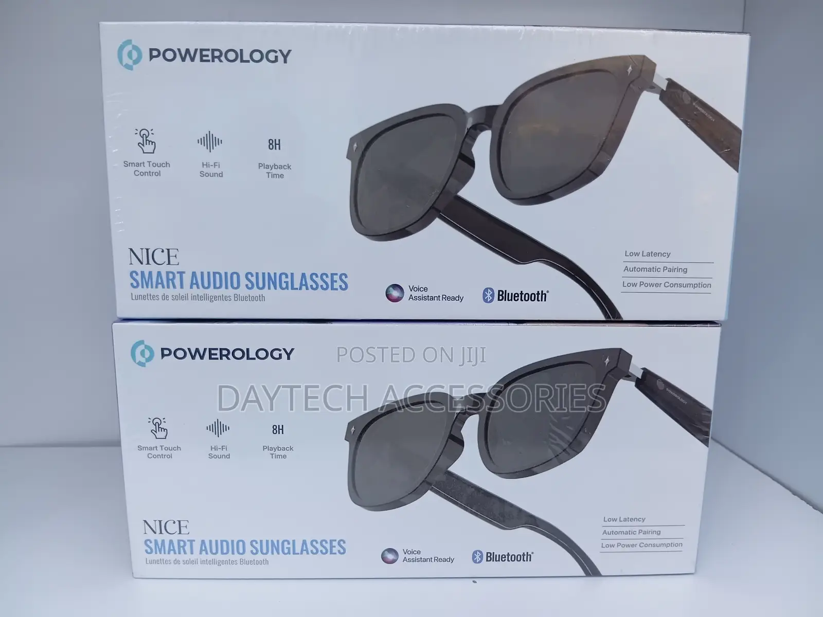 Powerology Nice Smart Audio Sunglasses - Black