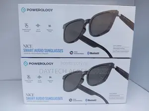 Powerology Nice Smart Audio Sunglasses - Black