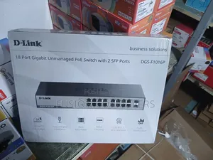 D-Link DGS-F1016P Is a 16-Port Gigabit UnmanagedPoE Switch2Gigabit SFP