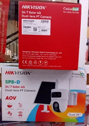 Elite Hikvision Dual Lens 8MP Solar Powered Camera