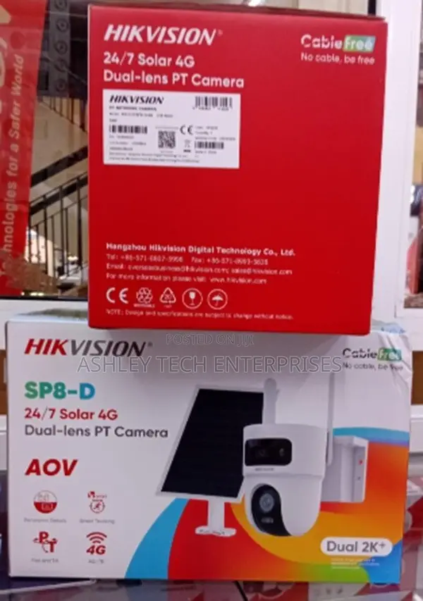 Elite Hikvision Dual Lens 8MP Solar Powered Camera