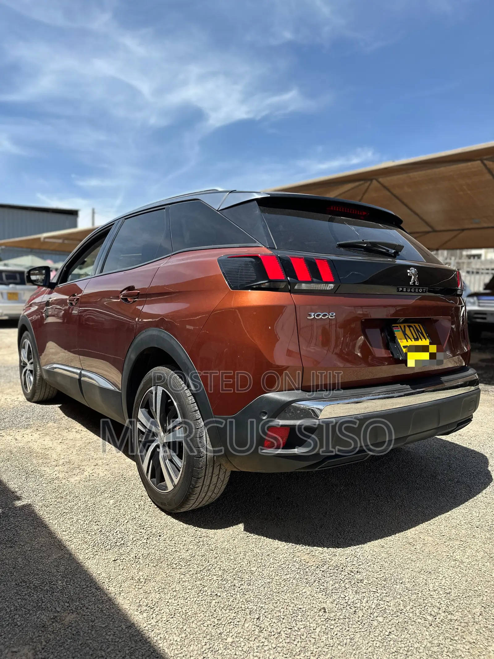 Peugeot 3008 2017 Brown