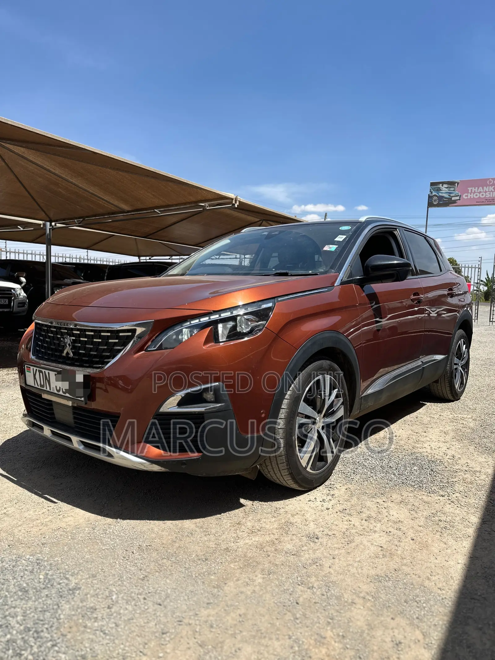 Peugeot 3008 2017 Brown