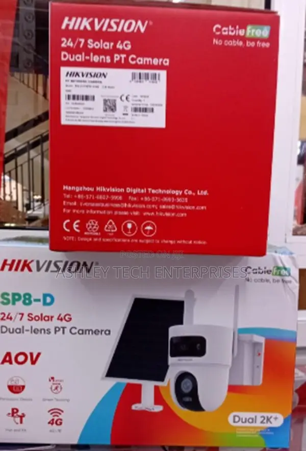 Pro Edition Hikvision 8MP Solar 4G Security Camera