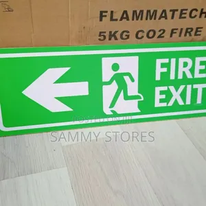 Glow in the Dark Fire Exit Sign
