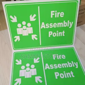 Fire Emergency Meeting Point Sign