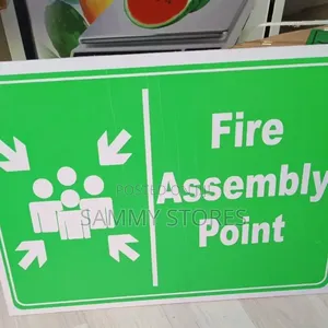 Fire Assembly Area Safety Label