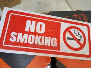 No Smoking Warning Label