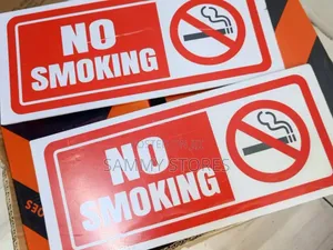 No Smoking Warning Label