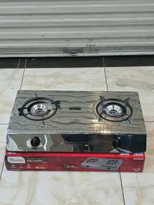 Ramtons 2gas Burner Cooker Stainless Steel Top RG/544