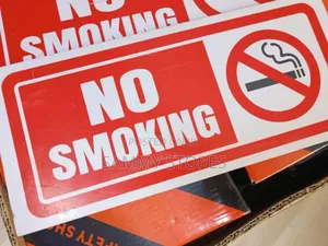 No Smoking Area Sign