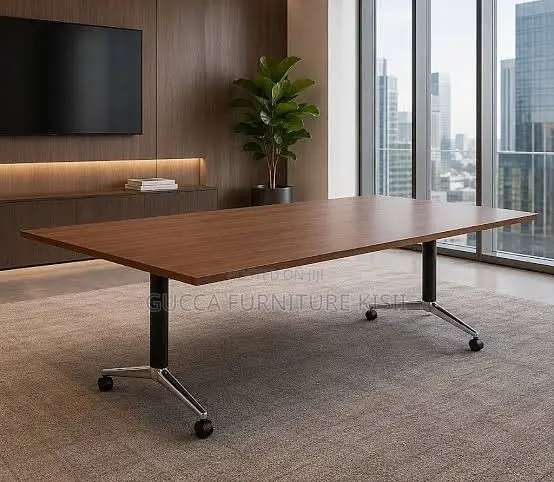 240cm Modern Foldable Wooden Conference Table