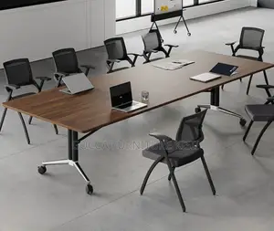 240cm Modern Foldable Wooden Conference Table
