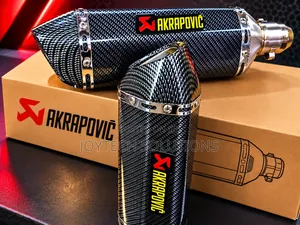 BIKE Akrapovic Carbon Fiber Exhaust Muffler Premium Sport Edition